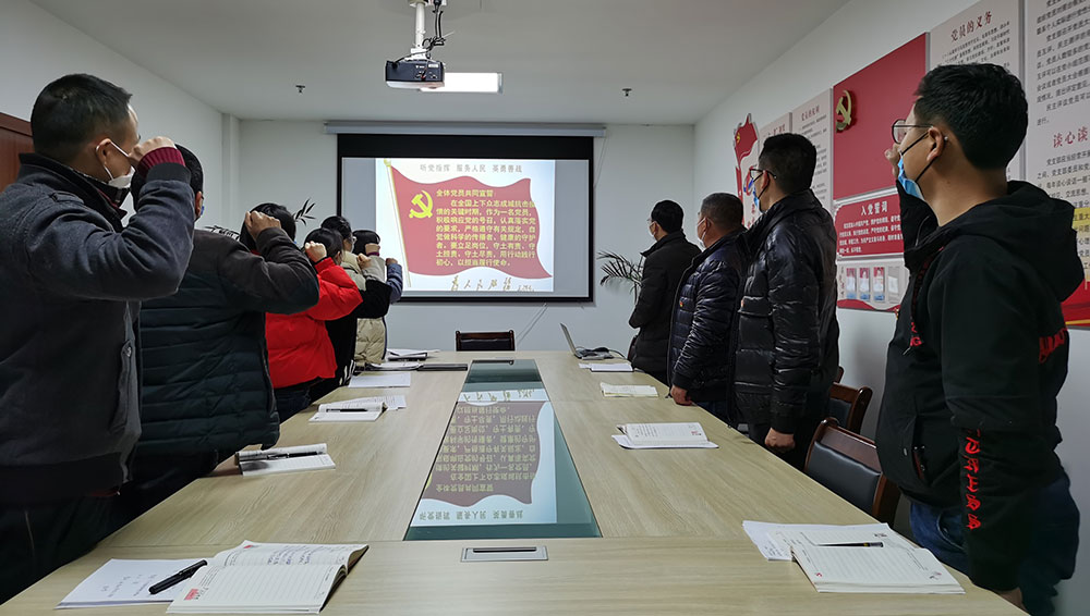 屯溪城建投公司黨支部開展“我是黨員、抗疫有我”主題黨日活動